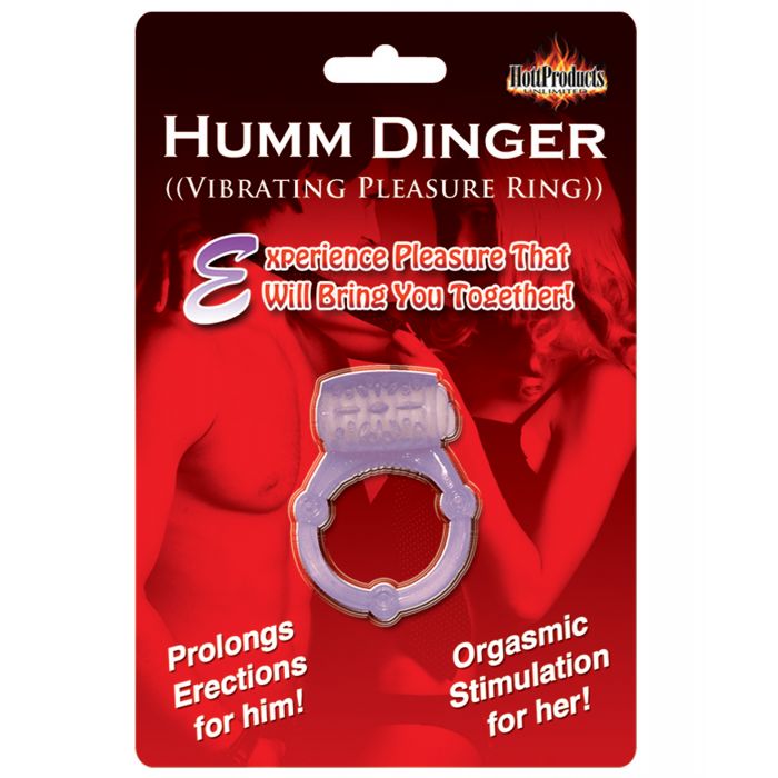 Humm Dinger Vibrating Cockring - Purple