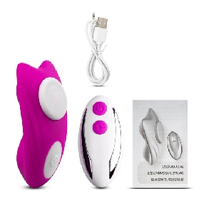 Remote Control 9-Speed  Silicone Vibrator with Magnet ( Stick on Underwear )
