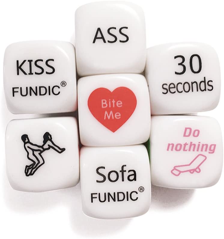 7 PCS 1 Bag Fun Acrylic Dice - Fefe's Fantasy Boutique