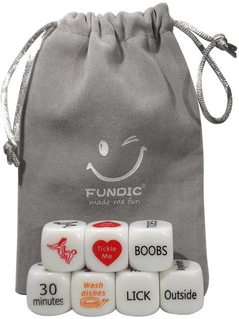 7 PCS 1 Bag Fun Acrylic Dice - Fefe's Fantasy Boutique